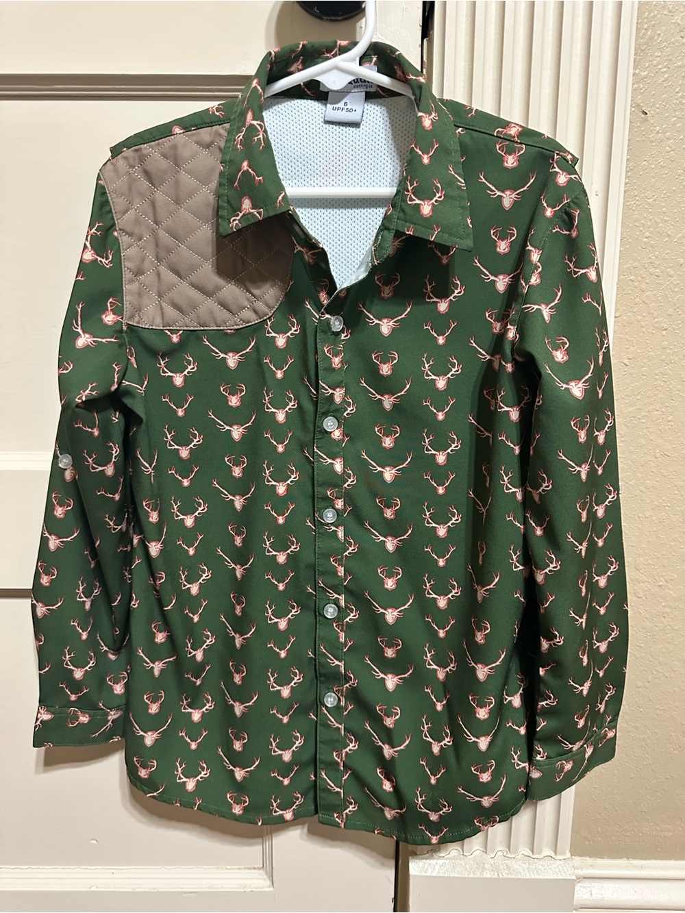 Blue quail antler shooting shirt